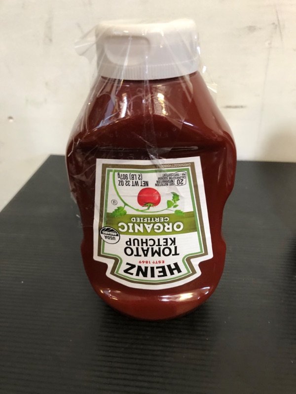Photo 2 of exp date 07/2024--Heinz Organic Tomato Ketchup (32 oz Bottle)