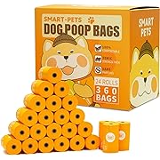 Photo 1 of 100% Certified Home Compostable Dog Poop Bags - EN 13432 Compliant Dog Waste Bags -360 Bags- 24x Rolls of Plant Based Compostable Poop Bags