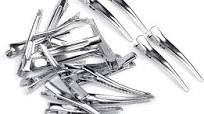 Photo 1 of 20 Packs Metal Alligator Hair Curl Clips, 2.4 inch Duck Bill Clips for Hair Sectioning Styling, Silver