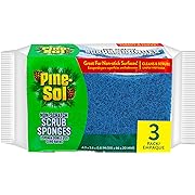 Photo 1 of 2Pakc  Pine-Sol Non Scratch Scrub Sponges - Double Sided Dish Scrubber Safe for Nonstick Cookware - Kitchen Essentials for Dishwashing and Cleaning, 6Count