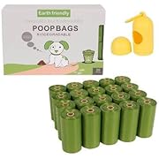 Photo 1 of 300 Compostable dog poop bags | 300 Unscented dog waste bags, Vegetable-Based & Eco-Friendly |Guaranteed Leak Proof and Extra Thick dog Waste Bag