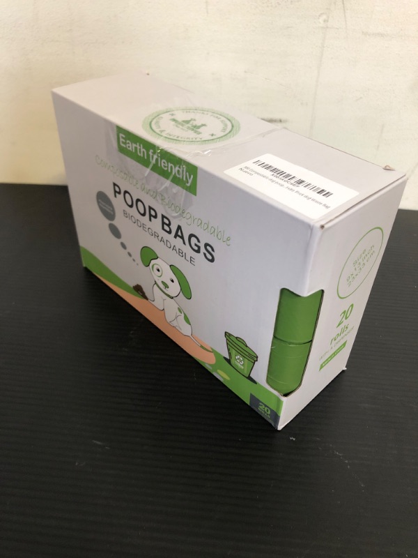 Photo 2 of 300 Compostable dog poop bags | 300 Unscented dog waste bags, Vegetable-Based & Eco-Friendly |Guaranteed Leak Proof and Extra Thick dog Waste Bag