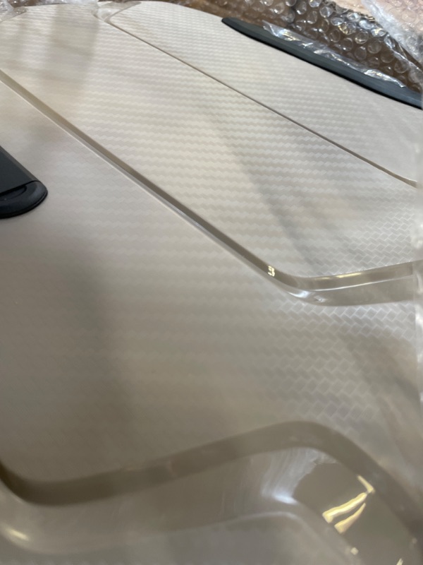 Photo 1 of LUGGEX 24 Inch Luggage with Spinner Wheels - Polypropylene Lightweight Luggage Expandable - High Bounce, Ultra-light Elegance (Champagne Suitcase) Champagne 24