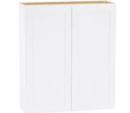 Photo 1 of Avondale 36 in. W x 12 in. D x 42 in. H Ready to Assemble Plywood Shaker Wall Kitchen Cabinet in Alpine White
