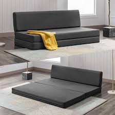 Photo 1 of folding grey couch mattress