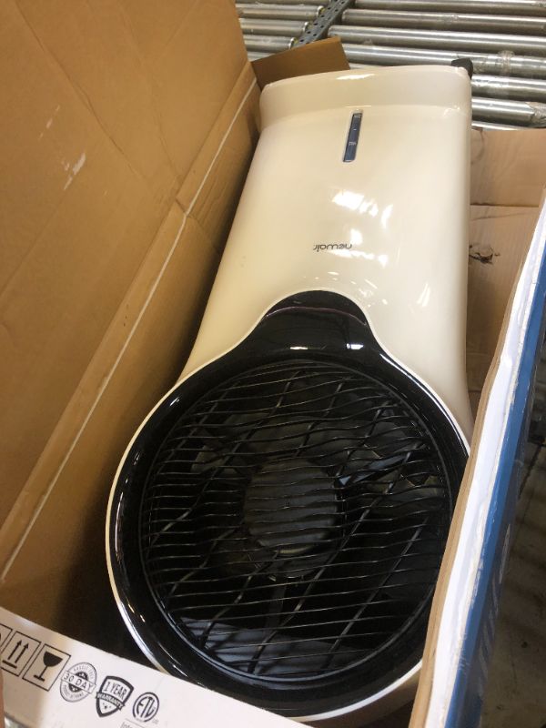 Photo 2 of NewAir Evaporative Air Cooler and Portable Cooling Fan in White, Honeycomb Pad Cooling, 1.45 Gallon Removable Water Tank, Remote Control and Timer, Cost Saving Cooling for Dry Climate NEC500SI00