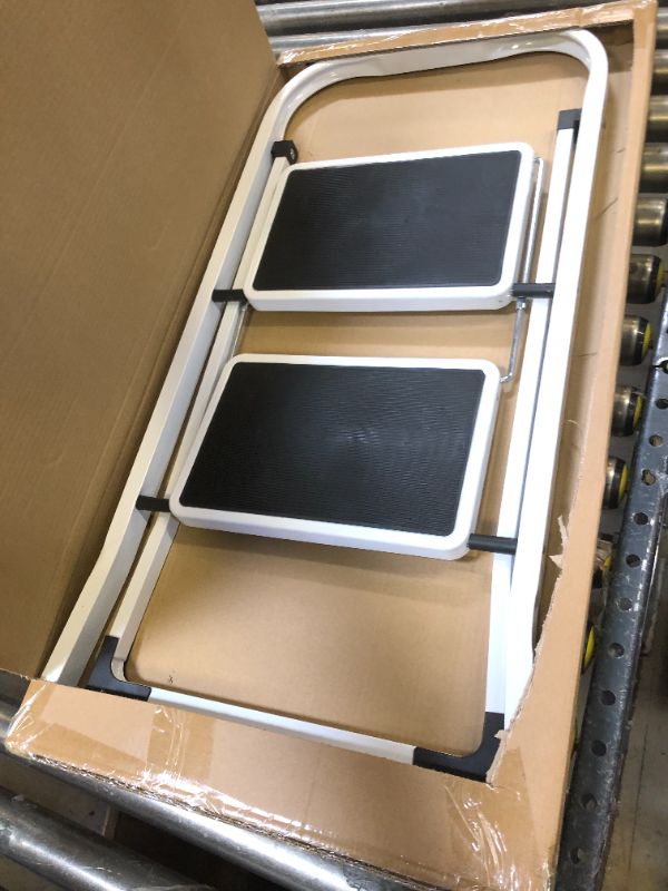 Photo 2 of 2 Step Ladder Folding Stool Heavy Duty 330Lbs Capacity Industrial Lightweight