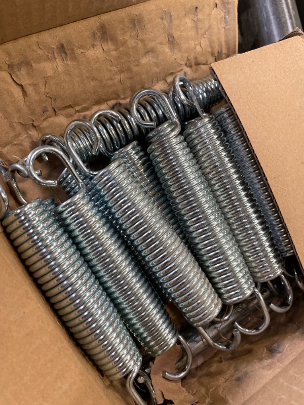 Photo 1 of 5.5-7 Inch Trampoline Springs Heavy Duty Stainless Steel Replacement?Springs, Set of 16 5.5 inch
