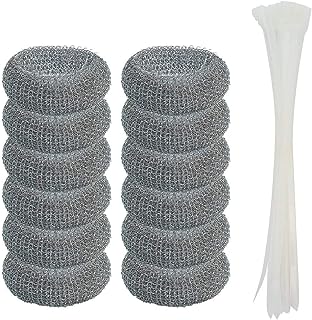 Photo 1 of 12 Pack of Washing Machine Lint Traps. Comes with 12 Ties. Attach to Your Washer Sink Hose and Allow the Metal Mesh Trap to Filter the Laundry Water. Stainless Steel and Rust Proof. https://a.co/d/5MDzGc1