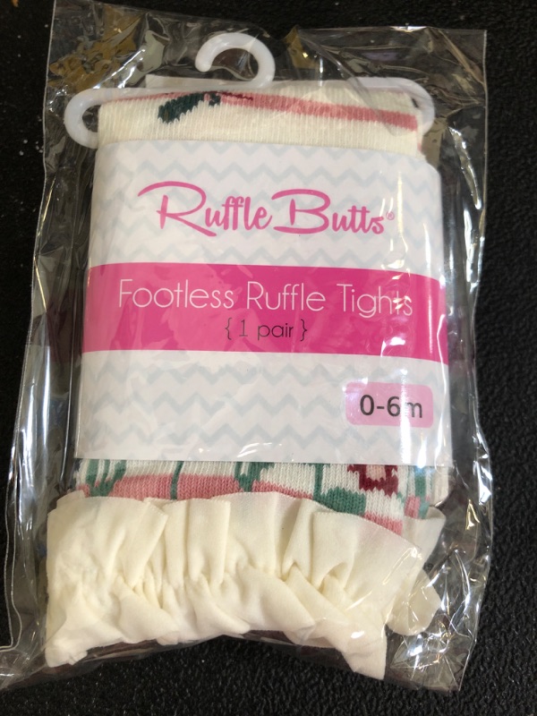 Photo 1 of Ruffle Butts Footless Ruffle Tights - Sz 0-6 Months