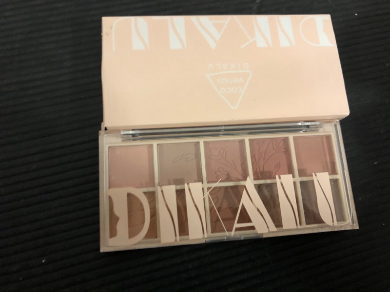 Photo 2 of  mini size---AMY'S DIARY 10 Colors Eyeshadow Palette, High Pigmented, Blendable Long Lasting Neutral Eye Palette (06)