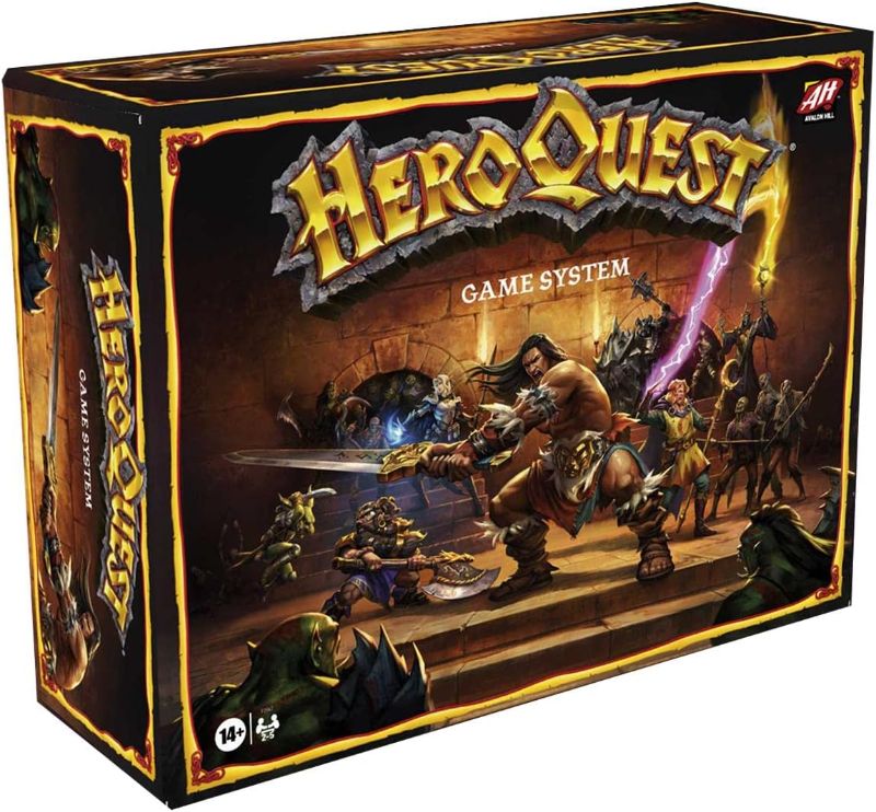 Photo 1 of Hasbro Gaming Avalon Hill HeroQuest Game System Tabletop Board Game,Immersive Fantasy Dungeon Crawler Adventure Game for Ages 14 and Up,2-5 Players