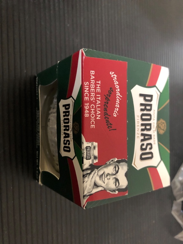 Photo 2 of 1pc--Proraso Pre-Shave Conditioning Cream for Men, Refreshing and Toning with Menthol and Eucalyptus Oil, 3.6 oz