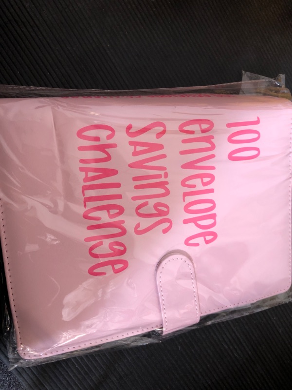 Photo 1 of TDGXFL 100 Envelopes Challenge Binder,A5 Money Saving Challenges Binder Kit,Savings Budget Binder with Cash Envelopes and Easy Fun Way to Save $5,050 (Pink)