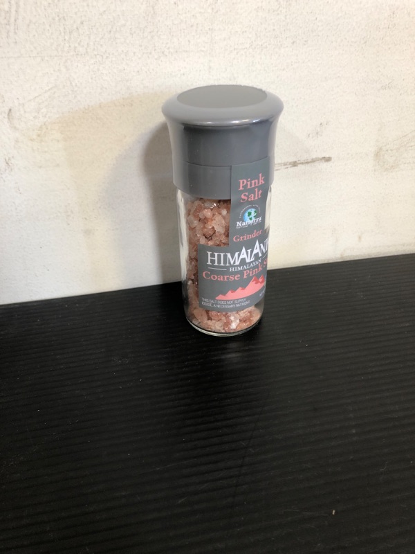 Photo 1 of bEST BY 2031---Natierra Himalania Coarse Pink Salt Grinder, 3 Oz Grinder Coarse Pink Salt 3 Ounce (Pack of 1)