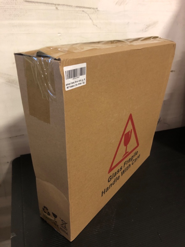 Photo 1 of Vanity Mirror with Lights,Makeup Mirror with Smart Touch Control, Memory, Adjustable Warm White/Natural/Daylight, Birthday Wedding Gift, 360°Rotation (12in. White) 12inch-new