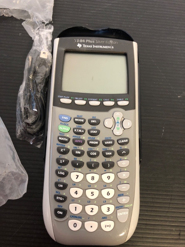 Photo 2 of Texas Instruments TI-84 Plus Silver Edition Graphing Calculator