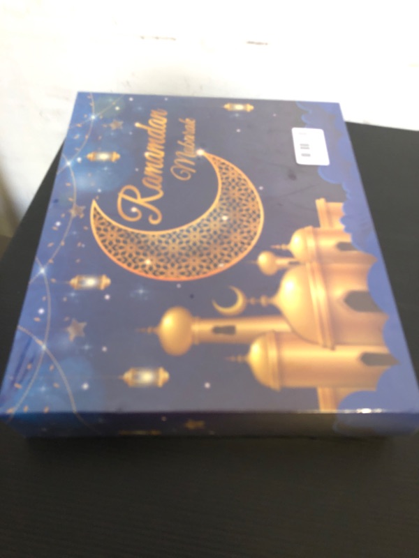 Photo 2 of Ramdan Advent Calendar with Drawers, 2024 30 Empty Boxes for 30 days, Eid Mubarak Coutdown Calendar Fillable Ramadan Gift Box, Islamic Art, Cardboard Number Storage Box, Ramadan Party Supplies - Blue