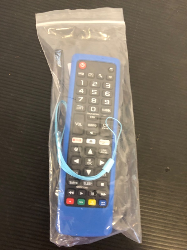 Photo 2 of Rimous Remote Control AKB75375604 AKB75095307 Compatible with All LG LCD LED HDTV 3D OLED Plasma UHD 4K Webos Smart TV, Remote Control Replacement for LG TV with Remote Case Cover(Glowing Blue)