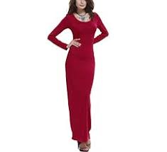 Photo 1 of womens bodycon maxi dress casual tight long sleeve dress size large