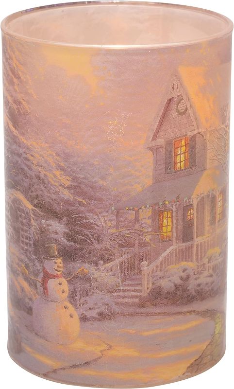 Photo 1 of 







Mark Feldstein & Associates Thomas Kinkade The Night Before Christmas Flameless LED Glass Pillar Candle, 4 x 6 Inch


