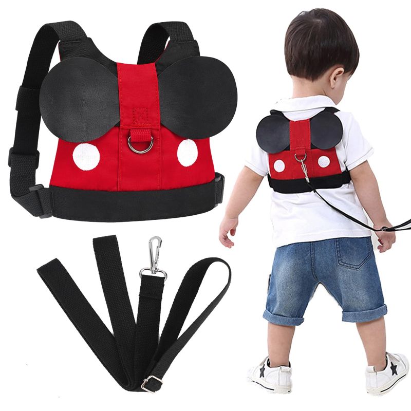 Photo 1 of Accmor Kid Harness Leash, Toddler Anti-Lost Harness Leash, Cute Baby Walking Harness Tether Child Assistant Strap for 1-5 Years Boys and Girls to Zoo or Mall
