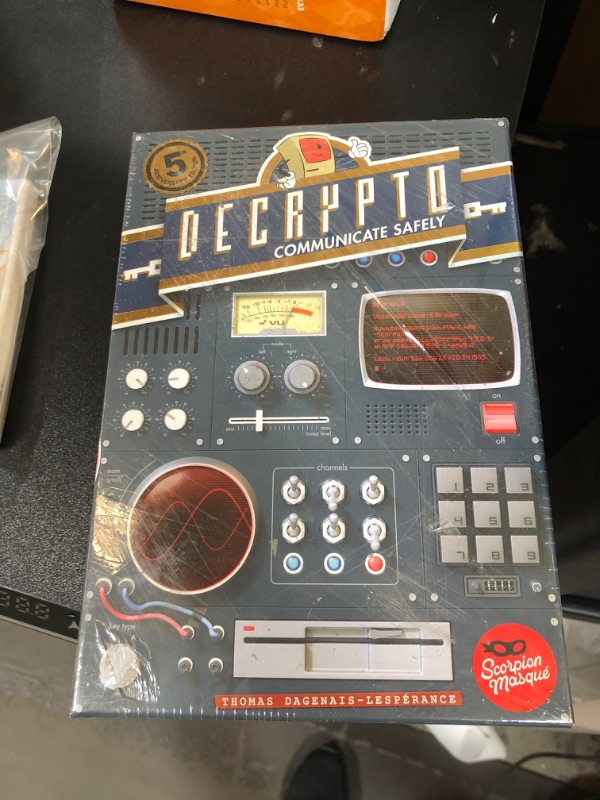 Photo 2 of Scorpion Masqué Decrypto: 5th Anniversary Edition | Deduction Party Game | Ages 12+ | 3 to 8 Players | 15 Minutes

