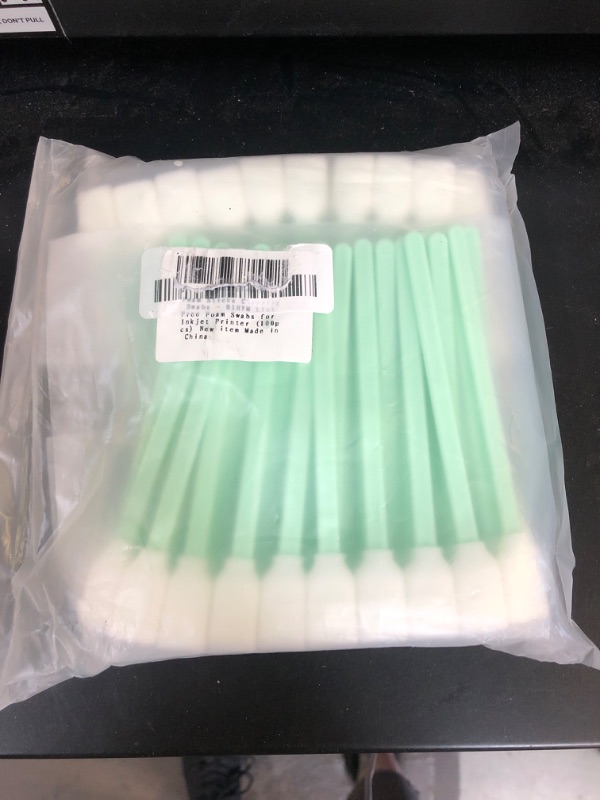 Photo 2 of 100pc 5.1" Square Rectangle Foam Cleaning Swab Sticks for Solvent Format Inkjet Printer Roland Optical Equipment
