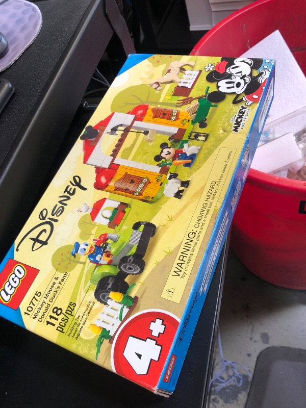 Photo 2 of LEGO Disney Mickey and Friends Mickey Mouse & Donald Duck’s Farm 10775 Building Kit; A Creative Play Set for Kids; New 2021 (118 Pieces)
