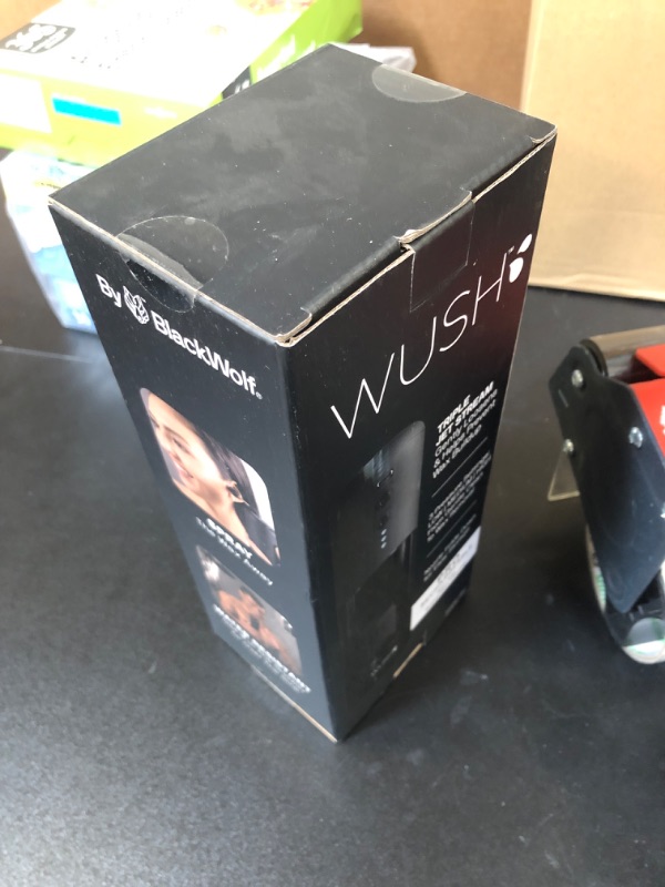 Photo 1 of Wush Pro By Black Wolf - Water Powered Ear Cleaner - Safe & Effective - Electric Triple Jet Stream with 3 Pressure Settings For Ear Wax Buildup - Ear Wax Removal Kit - Water Resistant USB Rechargeable factory sealed