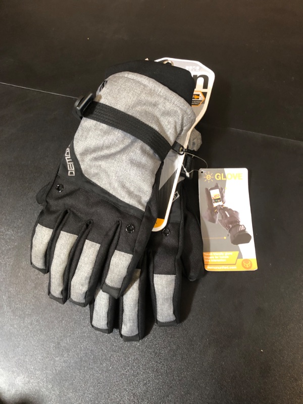 Photo 1 of Demon electronic touch snow gloves mens Large