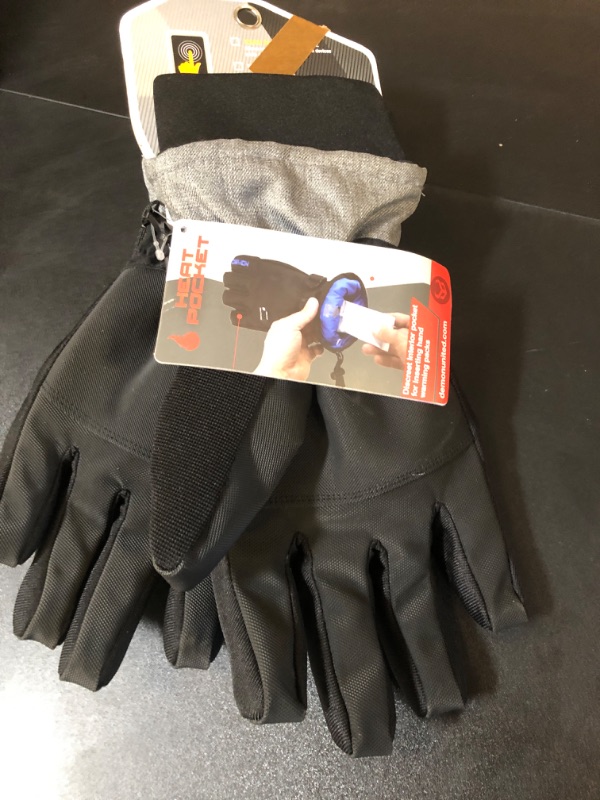 Photo 2 of Demon electronic touch snow gloves mens Large