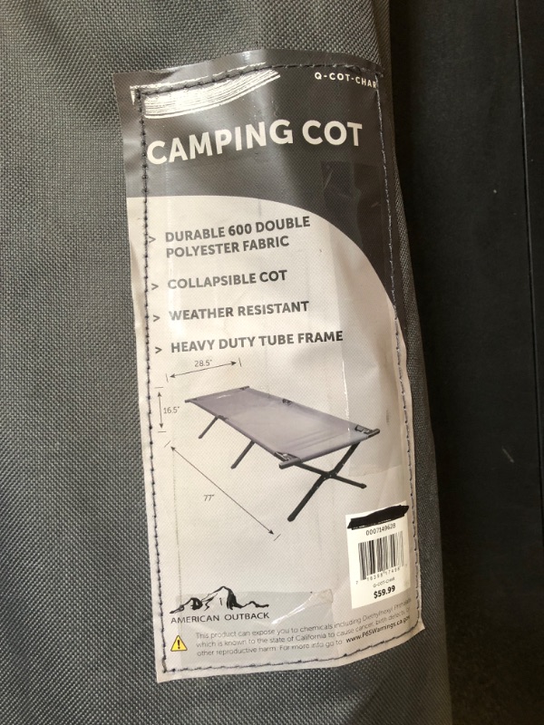 Photo 2 of American Outback Camping Cot