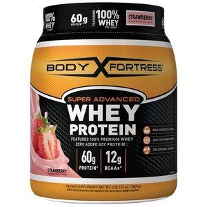 Photo 1 of Body Fortress, Super Advanced Whey Protein, Strawberry , 1.78 Lb (810 G)