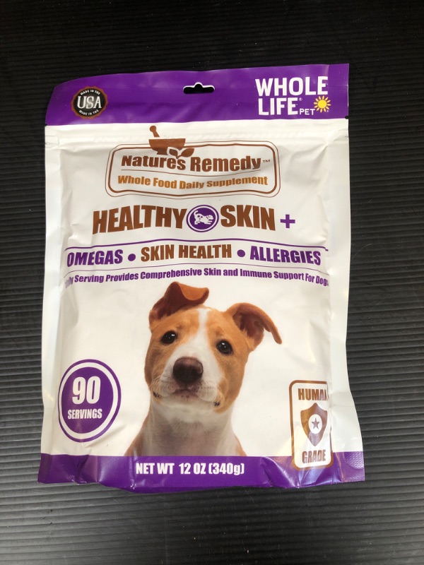 Photo 2 of Whole Life Pet Nature’s Remedy Healthy Skin Whole Food Supplements for Dogs 12oz