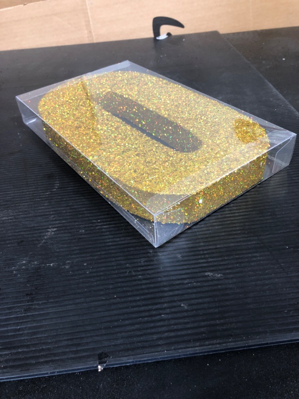 Photo 2 of Glitter number 10inch (10 inch, Gold-0)