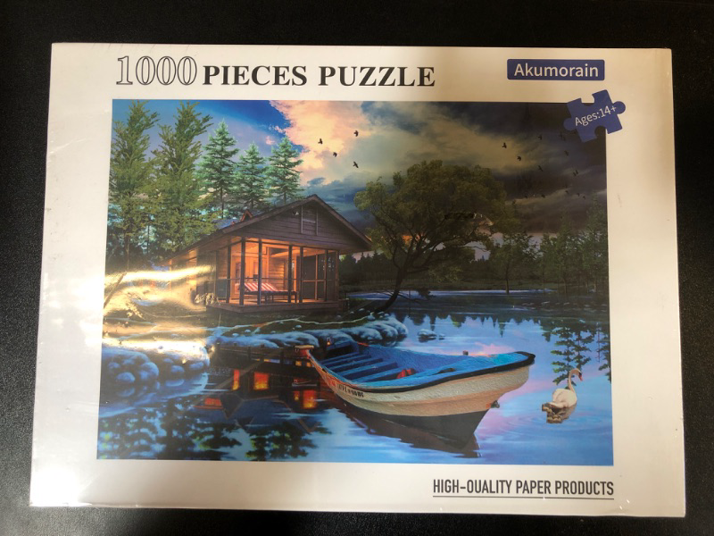 Photo 1 of 1000 Piece Puzzle,Jigsaw Puzzles 1000 Pieces 1000 Piece Adult Children Puzzles Suitable for Adults Children (D0002 1000PCS, 1000 PCS) 1000 PCS D0002 1000pcs