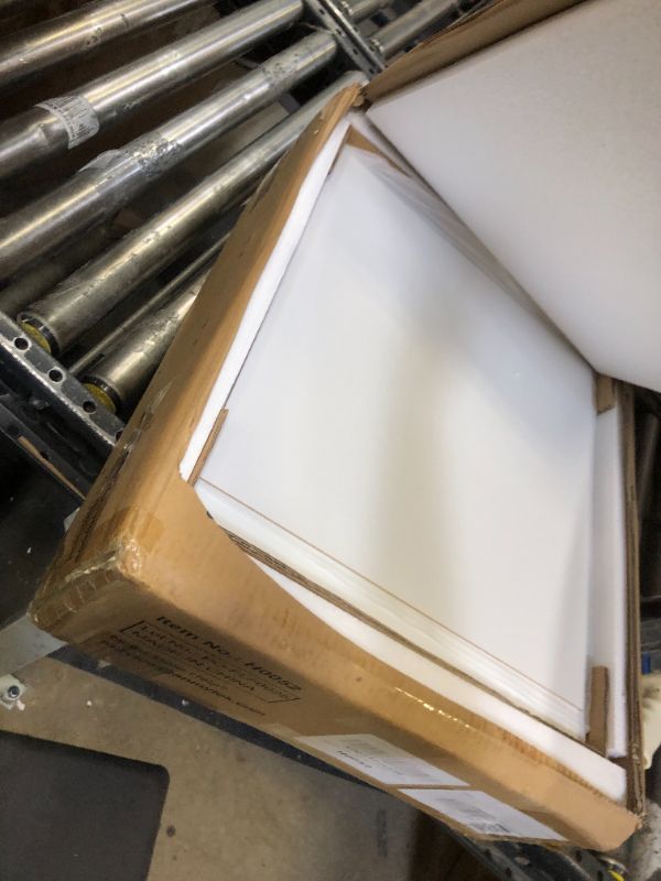 Photo 1 of Anmytek Modern Wood Nightstand with Natural Rattan Drawer, Mid Century Side Table Farmhouse Bedside End Table Storage Drawer and Shelf for Bedroom Living Room White/Gold-H0052