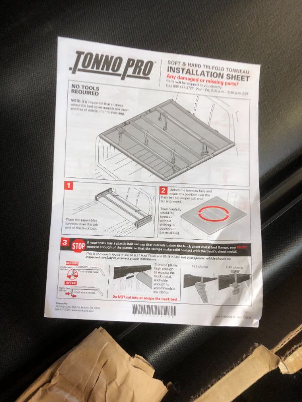 Photo 4 of Tonno Pro Tonno Fold, Soft Folding Truck Bed Tonneau Cover