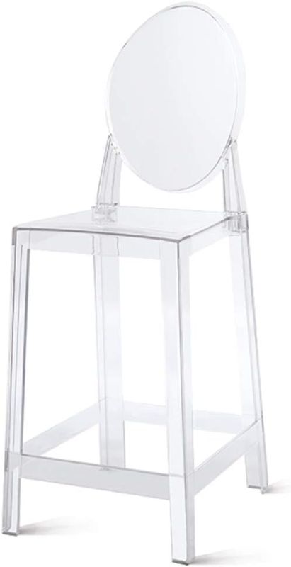 Photo 1 of 2xhome Transparent ghost bar stool 25", 3 PACK
