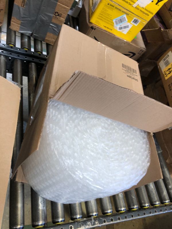 Photo 2 of Duck Max Strength Bubble Cushioning Wrap for Moving & Shipping, 60 FT Large Bubble Packing Wrap, Heavy Duty Protection for Mailing & Packaging Boxes, Clear Bubble Roll Supplies Perforated Every 12 IN 12 in. x 60 ft.