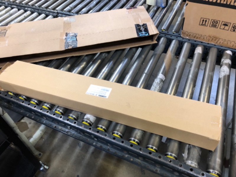 Photo 1 of SKOLOO Rustic Large Wall Mounted Coat Rack: 38.3'' Long Coat Rack for Wall,16’’ Hole to Hole, Pine Solid Wood Coat Rack Hook, Farmhouse Coat Hanger Wall Mount for Hanging Jacket Coat Hat, Pack of 2 2 Item-10 Hooks White Plate & Black Hook