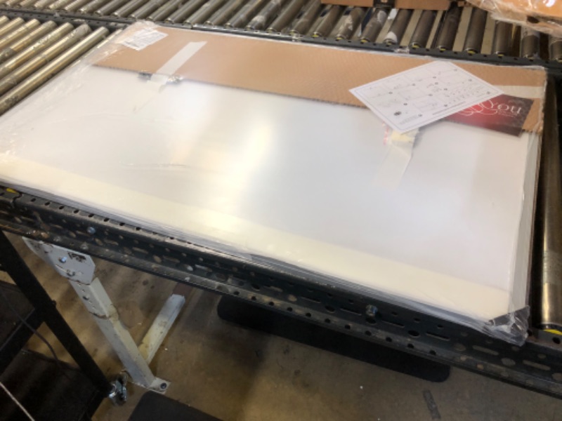 Photo 2 of VIZ-PRO Large Cork Bulletin Board/Foldable Noticeboard, 60 X 48 Inches, Silver Aluminium Frame