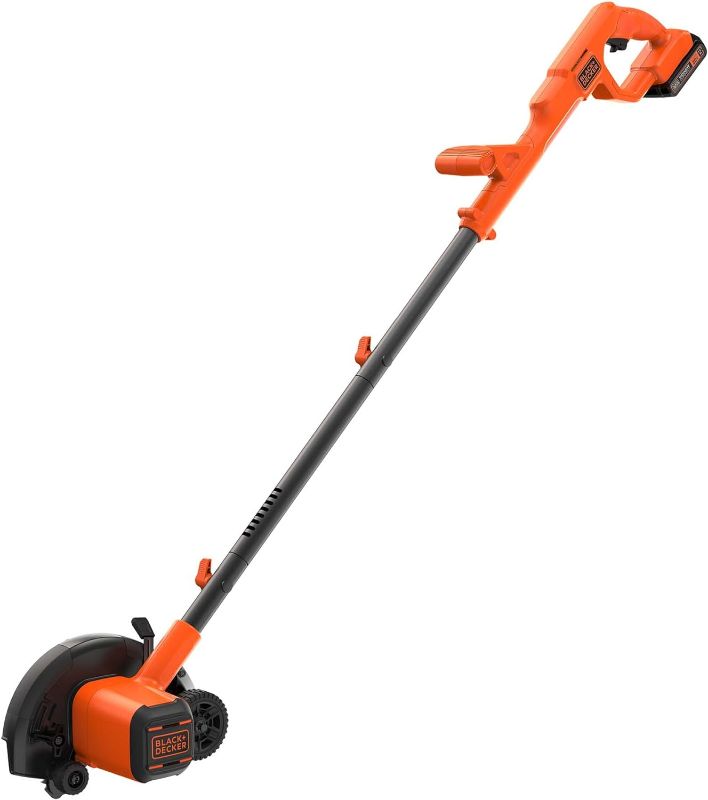 Photo 1 of BLACK+DECKER 20V MAX Cordless Edger Lawn Kit, 1.5 Ah Battery & Charger Included (BCED400C1)

