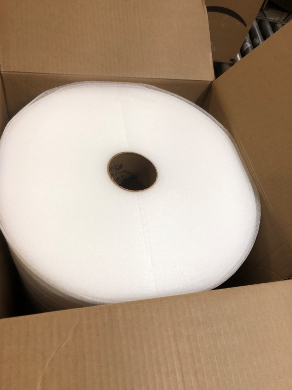 Photo 2 of Uboxes Foam Wrap Roll 320' x 12 Wide 1/16 Thick Cushion - 12 Perforation, White, FOAM11622512 320 Feet