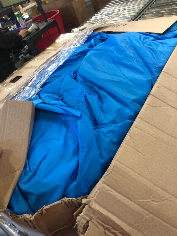 Photo 2 of Used----Bounceland Pop Star Inflatable Bounce House Bouncer, Large Bouncing Area with Long Slide, Climbing Wall, Basketball Hoop, UL 1HP Blower Included, 15 ft x 13 ft x 8.3 ft H, Pop Star Kids Party Theme