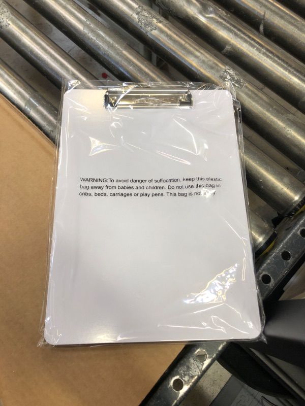 Photo 1 of Dry Erase Clipboards, HERKKA  Pack Hardboard Office Whiteboard Clipboards Low Profile Clip Standard A4 Letter Size, ECO Friendly, Size 12.5 x 9 Inch
