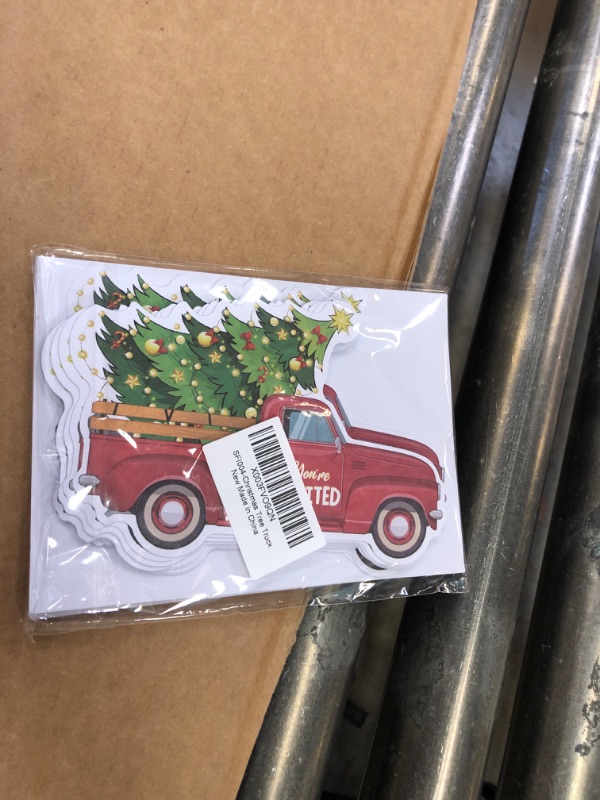 Photo 1 of CHRISTMAS TREE TRUCK CARDS 