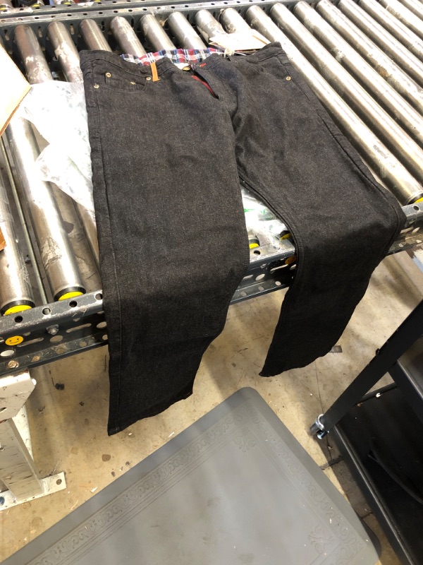 Photo 1 of Highway 21 Blockhouse Jeans, Protective Straight-Leg Motorcycle Riding Jeans for Men with Knee- and Hip-Armor Pockets 36 Black
