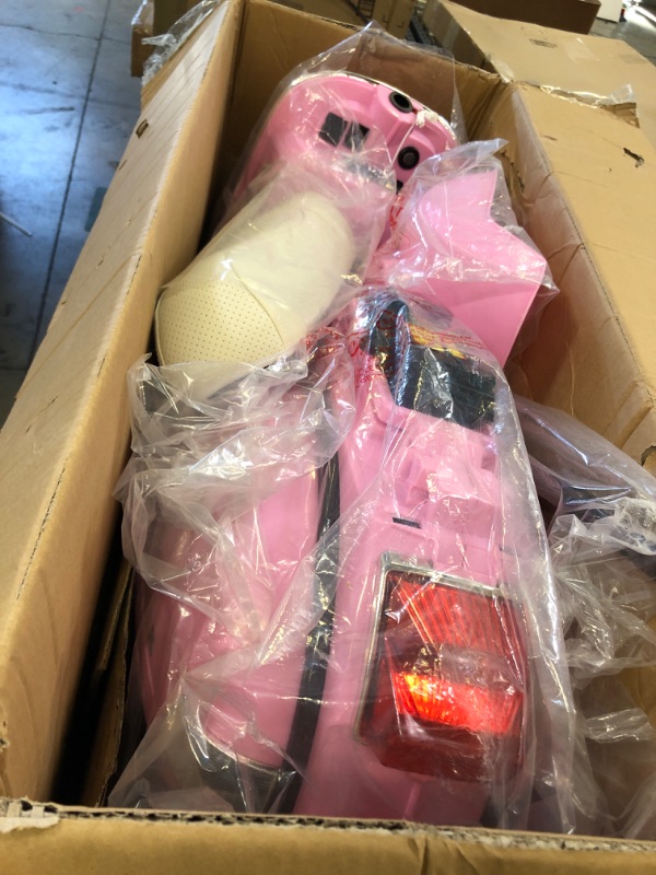 Photo 1 of Best Ride On Cars Vespa Scooter, 12V Battery Powered Ride On, Pink (Vespa Scooter Pink New), Large